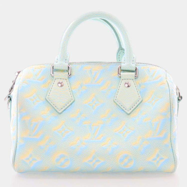 Pre Owned Louis Vuitton Speedy Bandouliere 20 Monogram Empreinte Stardust Handbag