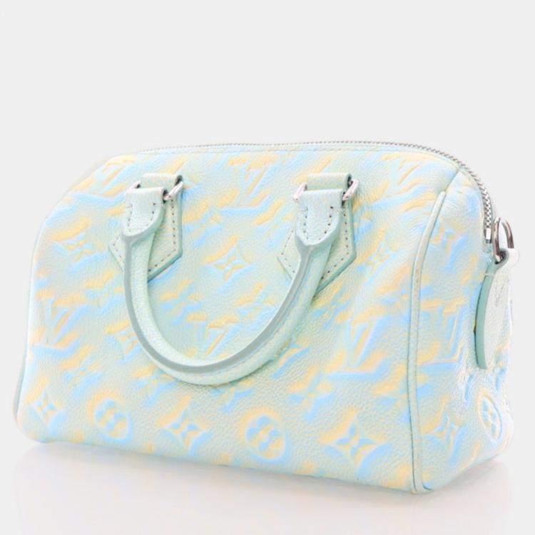 Pre Owned Louis Vuitton Speedy Bandouliere 20 Monogram Empreinte Stardust Handbag
