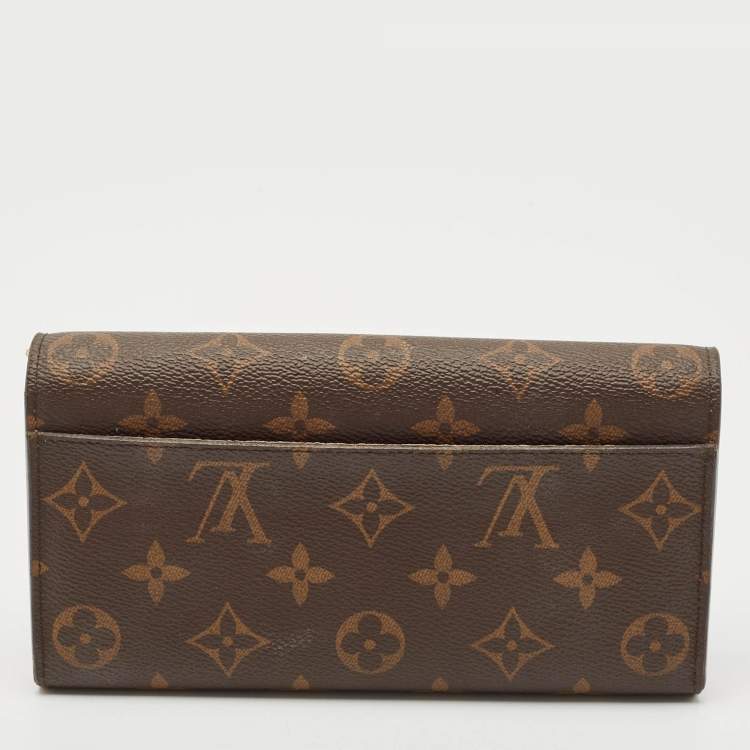 Pre Owned Louis Vuitton Monogram Canvas Sarah Long Wallet