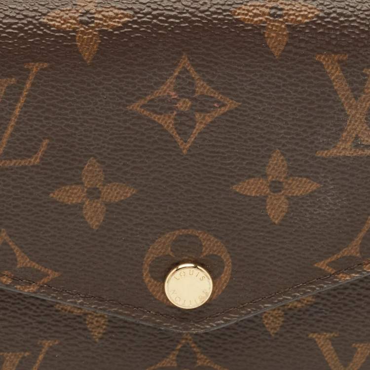 Pre Owned Louis Vuitton Monogram Canvas Sarah Long Wallet
