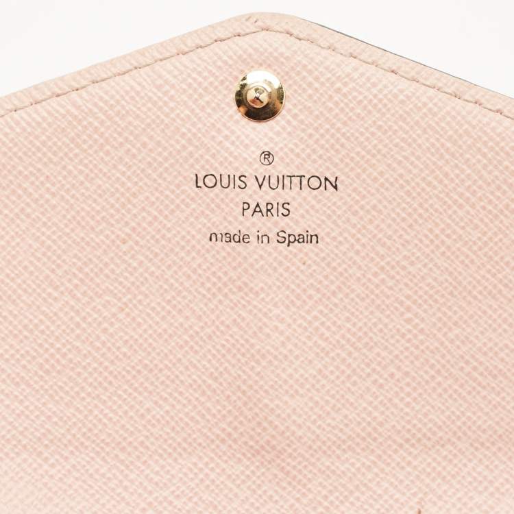 Pre Owned Louis Vuitton Monogram Canvas Sarah Long Wallet