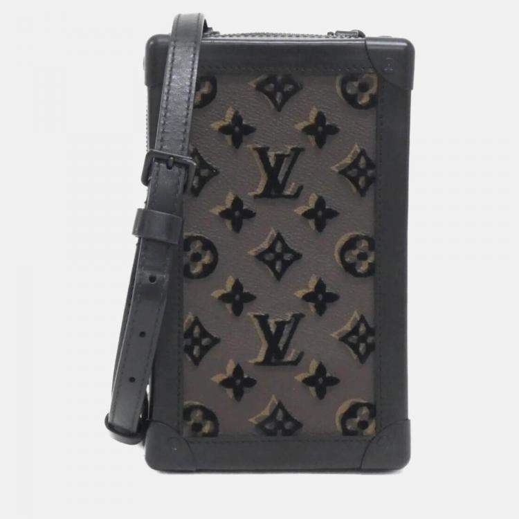 Pre Owned Louis Vuitton Monogram Vertical Soft Trunk Tuftage Shoulder Bag