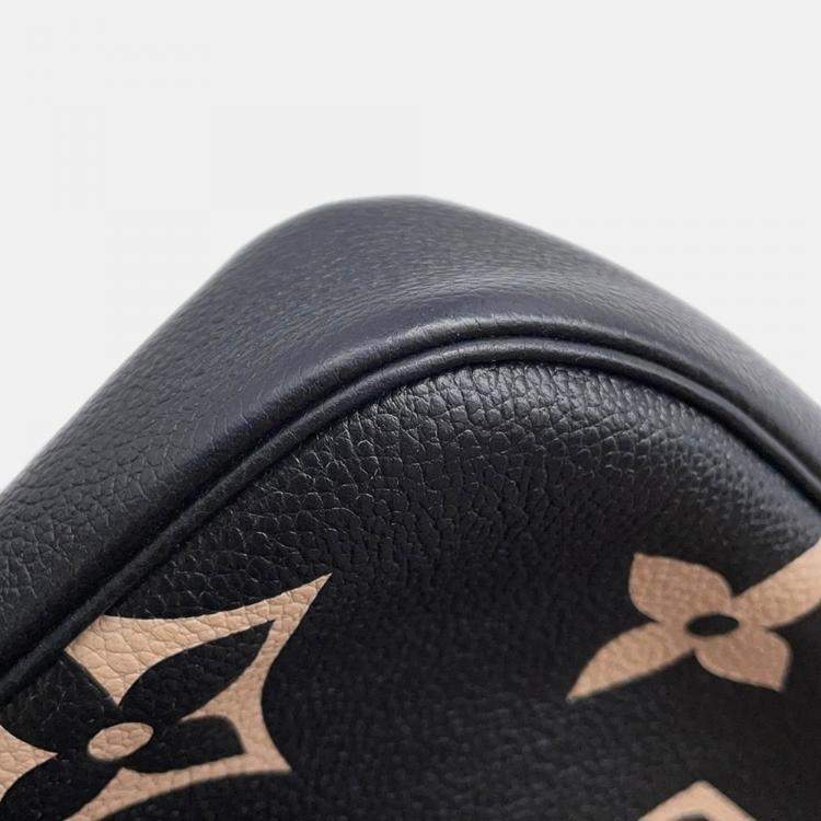 Pre Owned Louis Vuitton Multi Pochette Accessoires Black Monogram Empreinte Shoulder Bag 