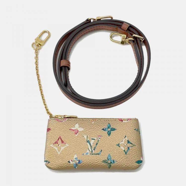 Pre Owned Louis Vuitton Bucket Garden Floral Monogram Canvas Shoulder Bag