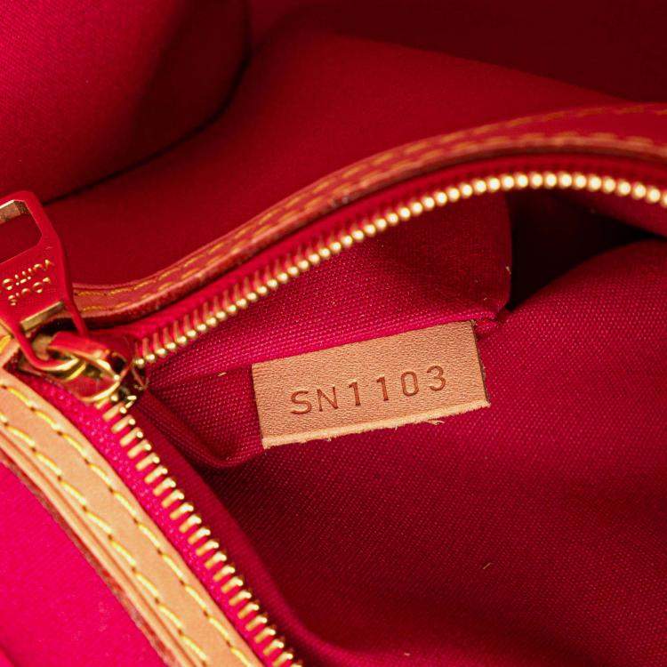 Pre Owned Louis Vuitton Pink Monogram Vernis Ikat Catalina BB
