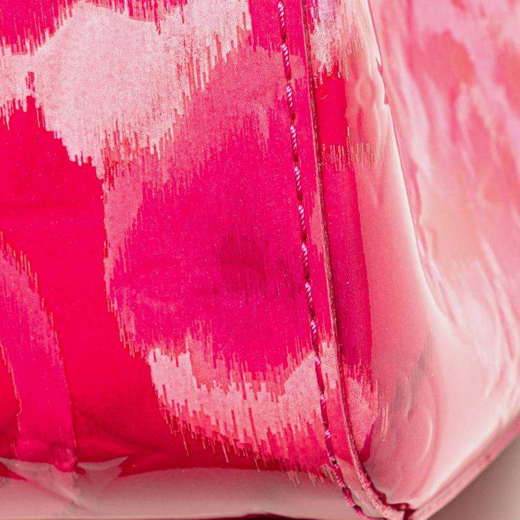 Pre Owned Louis Vuitton Pink Monogram Vernis Ikat Catalina BB