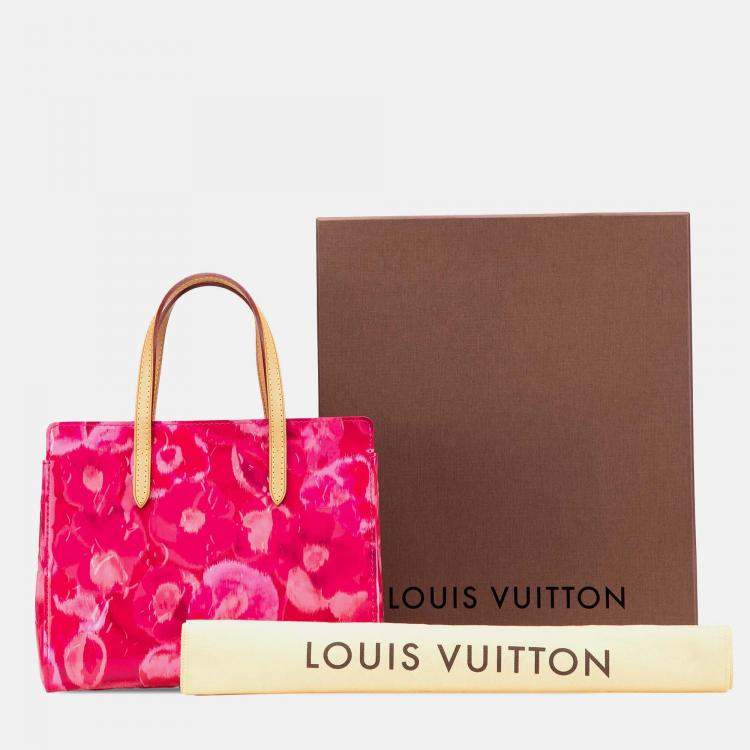 Pre Owned Louis Vuitton Pink Monogram Vernis Ikat Catalina BB