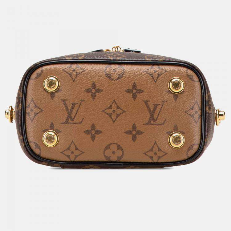 Pre Owned Louis Vuitton Brown Monogram Reverse Vanity PM