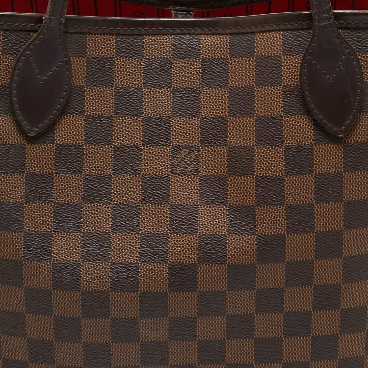 Pre Owned Louis Vuitton Damier Ebene Canvas Neverfull MM Bag