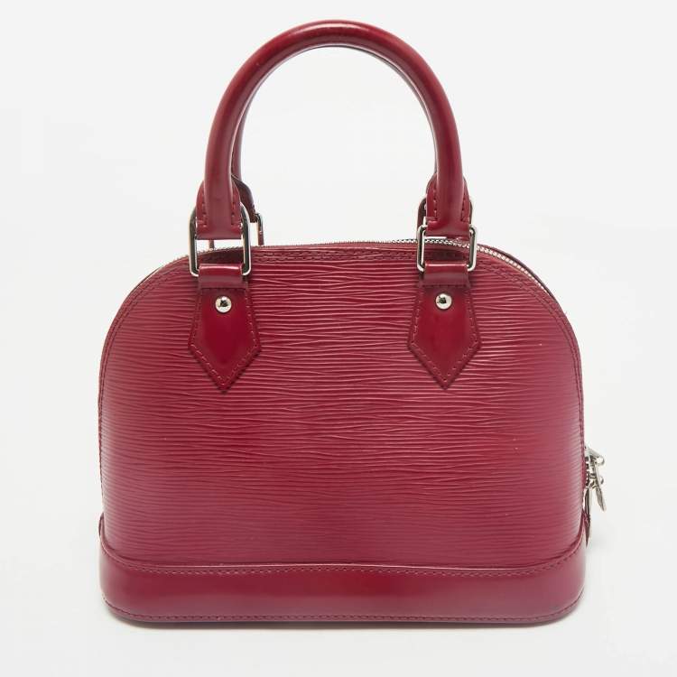 Pre Owned Louis Vuitton Grenade Epi Leather Alma BB Bag