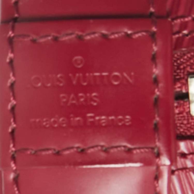 Pre Owned Louis Vuitton Grenade Epi Leather Alma BB Bag
