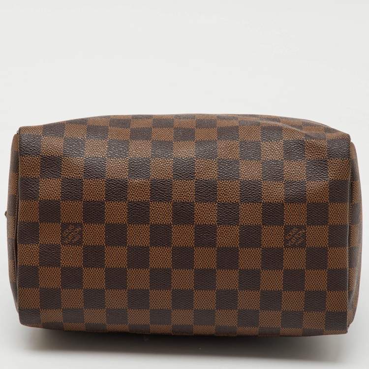 Pre Owned Louis Vuitton Damier Ebene Canvas Speedy 25 Bag