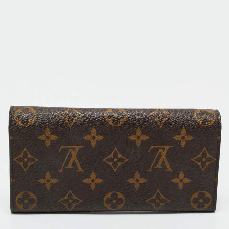 Pre Owned Louis Vuitton Monogram Canvas Emilie Wallet