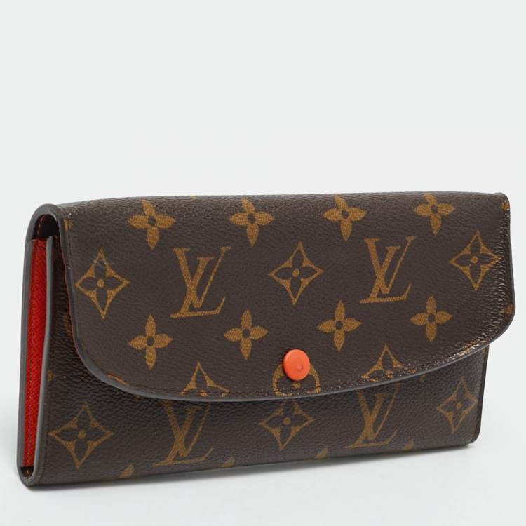 Pre Owned Louis Vuitton Monogram Canvas Emilie Wallet