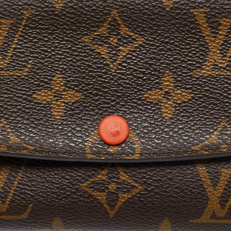 Pre Owned Louis Vuitton Monogram Canvas Emilie Wallet