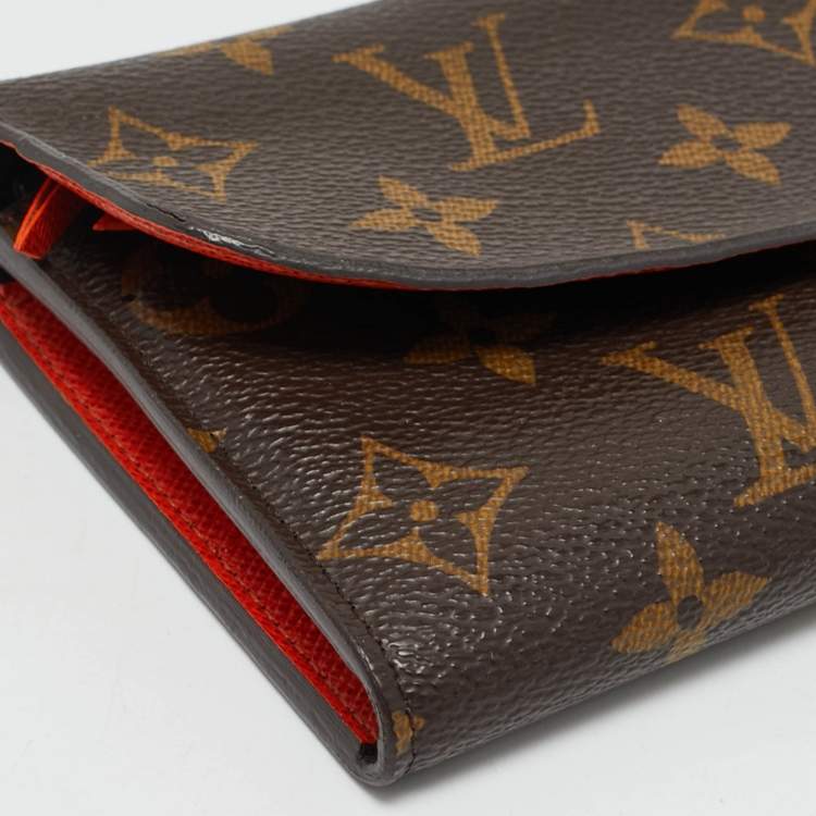 Pre Owned Louis Vuitton Monogram Canvas Emilie Wallet