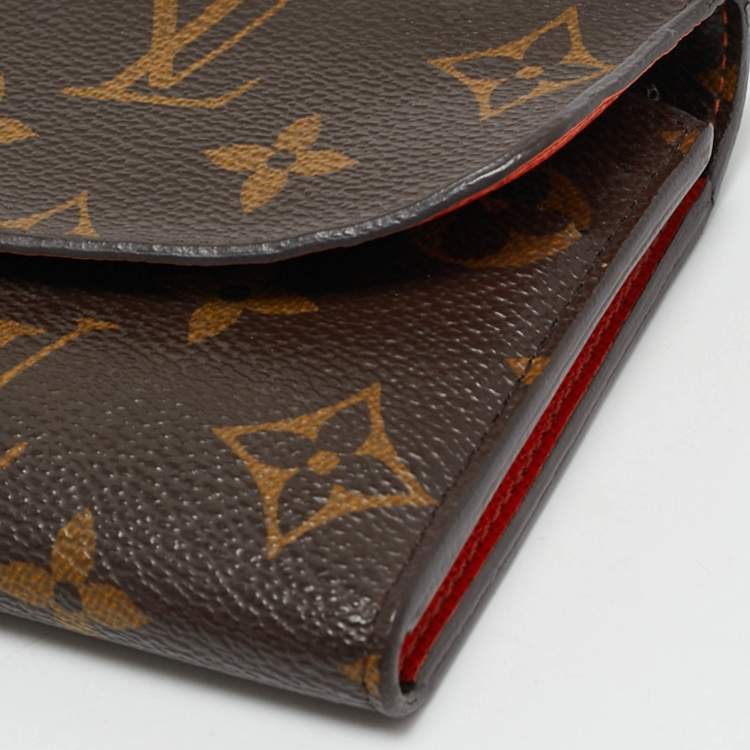 Pre Owned Louis Vuitton Monogram Canvas Emilie Wallet