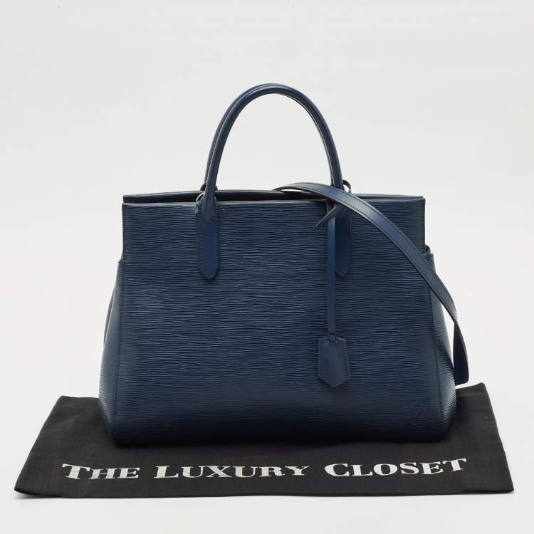Pre Owned Louis Vuitton Saphir Epi Leather Marly MM Bag