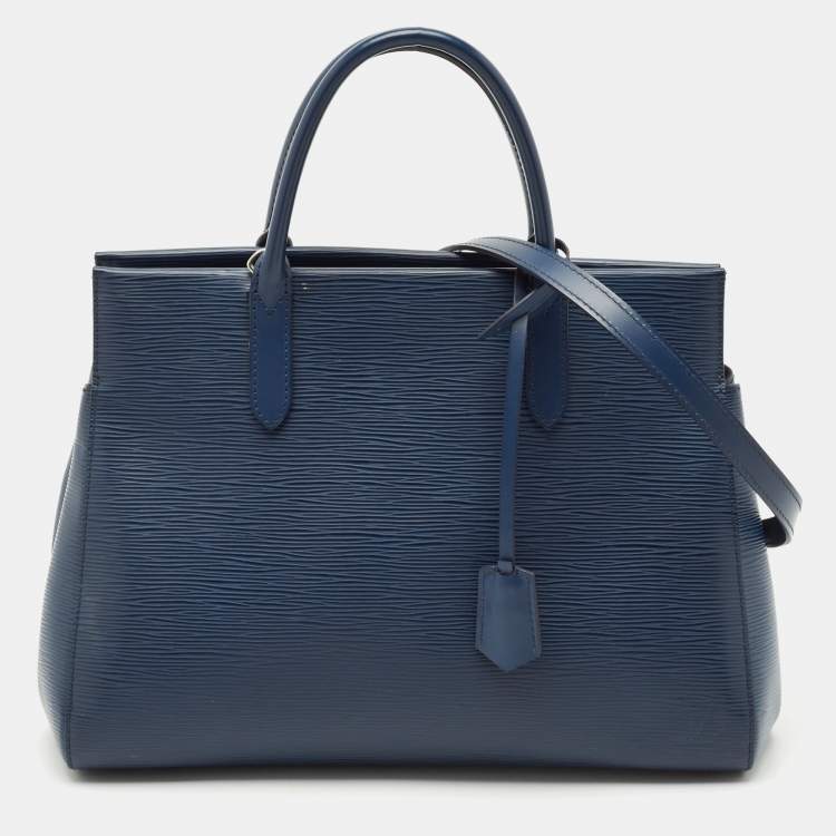 Pre Owned Louis Vuitton Saphir Epi Leather Marly MM Bag