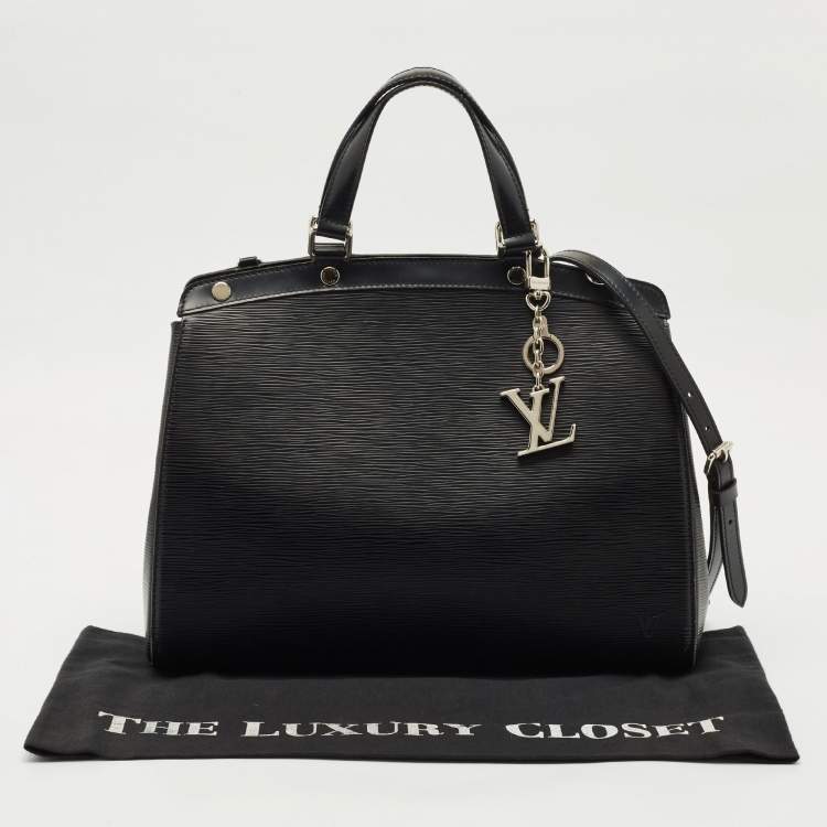 Pre Owned Louis Vuitton Black Epi Leather Brea GM Bag