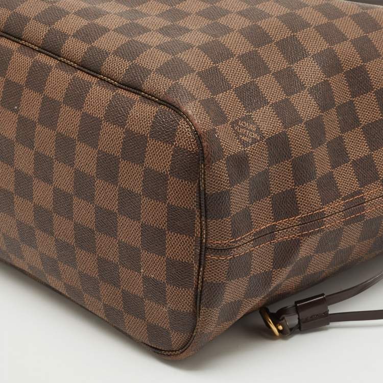 Pre Owned Louis Vuitton Damier Ebene Canvas Neverfull MM Bag