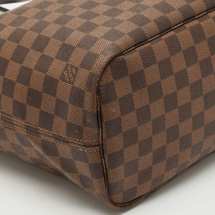 Pre Owned Louis Vuitton Damier Ebene Canvas Neverfull MM Bag
