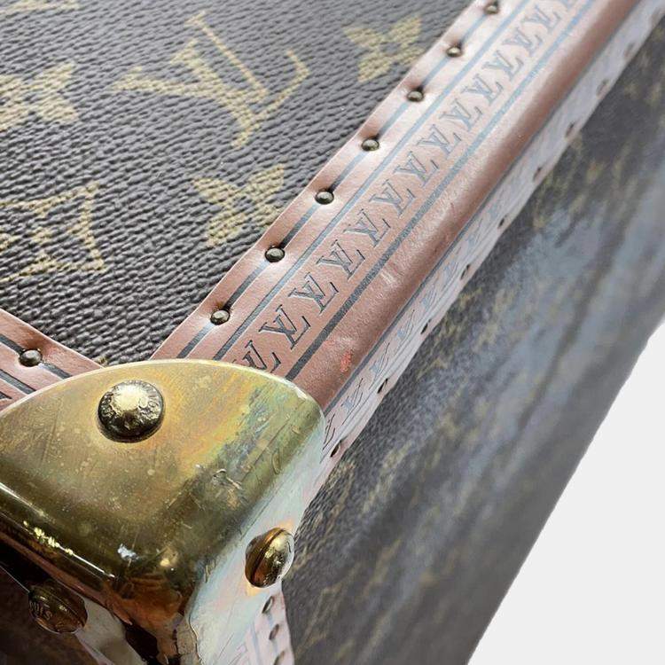 Pre Owned Louis Vuitton Bisten Brown Monogram Size 70