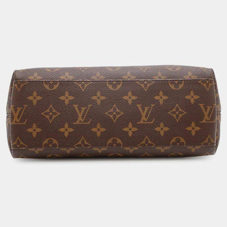 Pre Owned Louis Vuitton Tuileries Besace Khaki Pink Monogram Canvas Shoulder Bag
