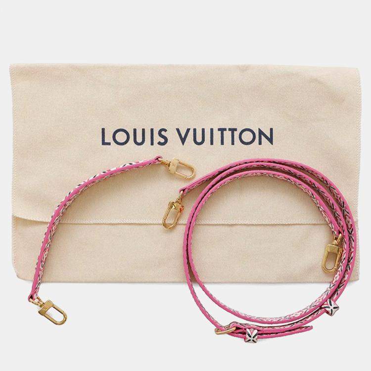 Pre Owned Louis Vuitton Nano Noe Rose Monogram Canvas Shoulder Bag