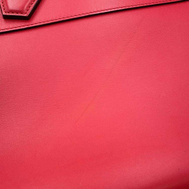 Pre Owned Louis Vuitton City Steamer MM Ruby Leather Satchel Bag