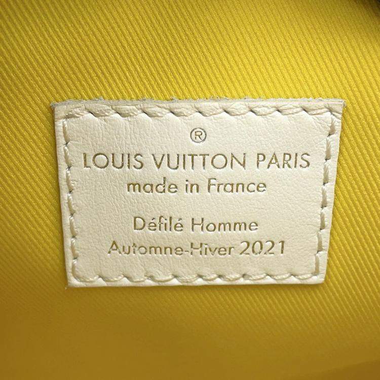 Pre Owned Louis Vuitton Everyday Lv Keepall XS Yellow Leather Duffel Bag