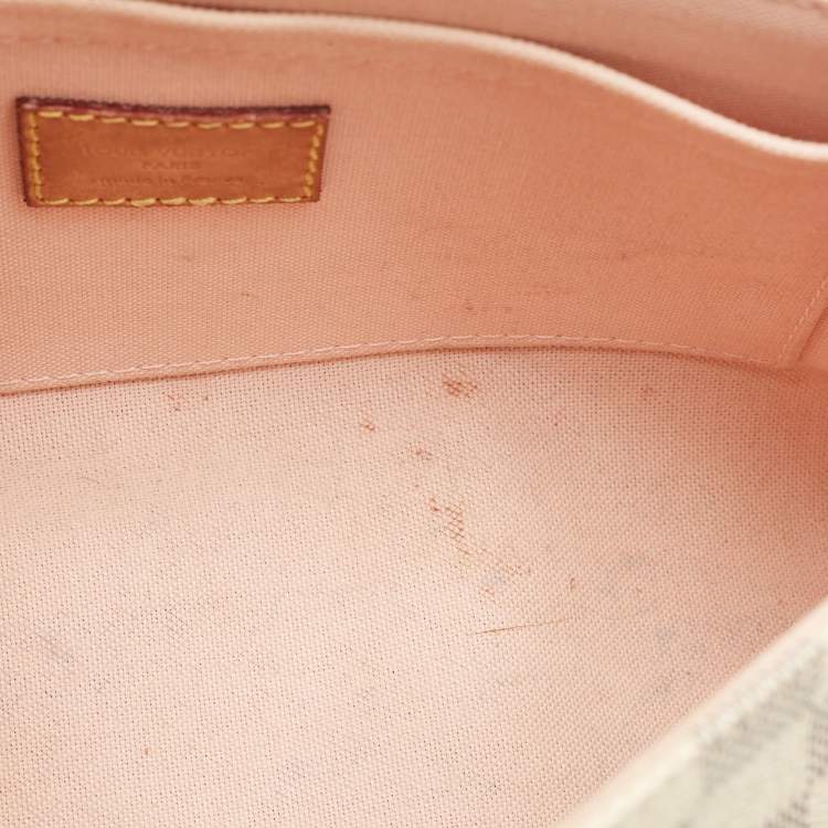 Pre Owned Louis Vuitton Damier Azur Canvas Croisette Bag