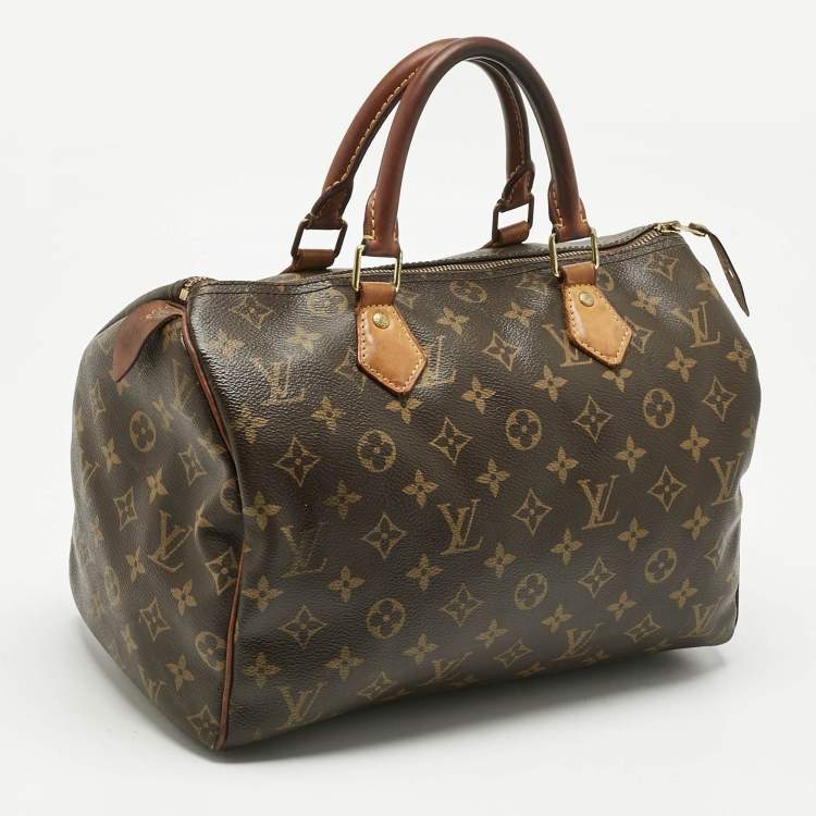 Pre Owned Louis Vuitton Monogram Canvas Speedy 30 Bag