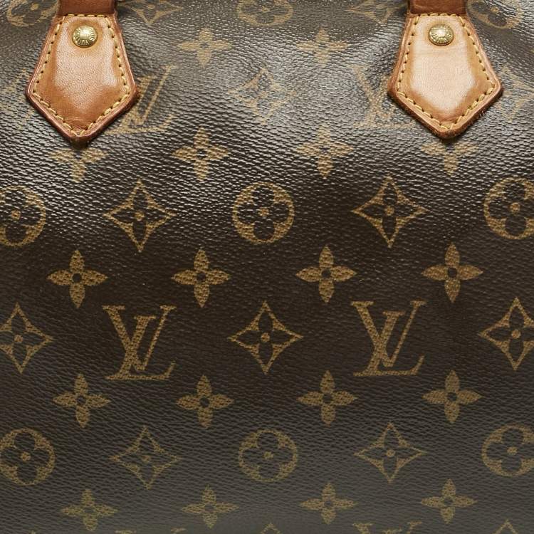 Pre Owned Louis Vuitton Monogram Canvas Speedy 30 Bag