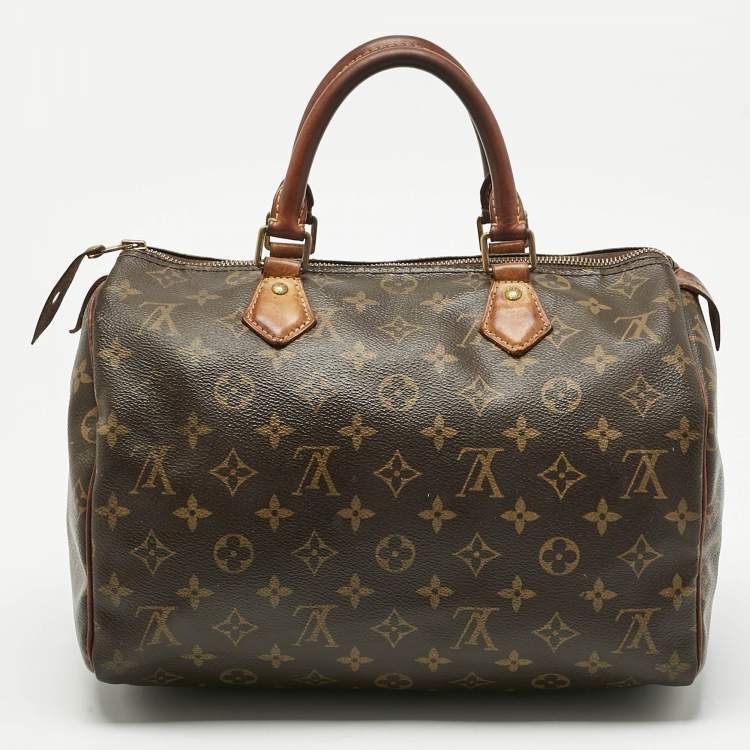 Pre Owned Louis Vuitton Monogram Canvas Speedy 30 Bag