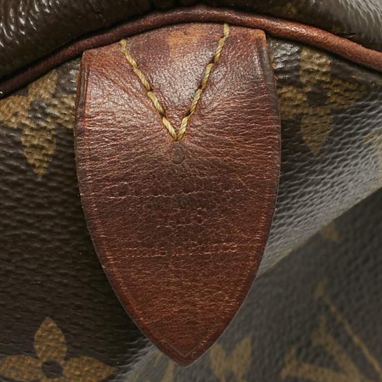 Pre Owned Louis Vuitton Monogram Canvas Speedy 30 Bag