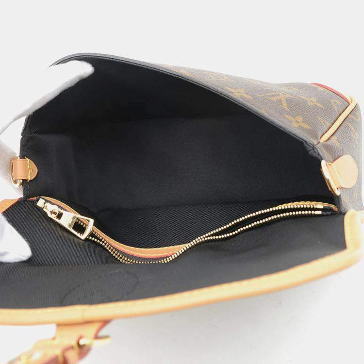 Pre Owned Louis Vuitton Diane PM Brown Monogram Canvas Shoulder Bag