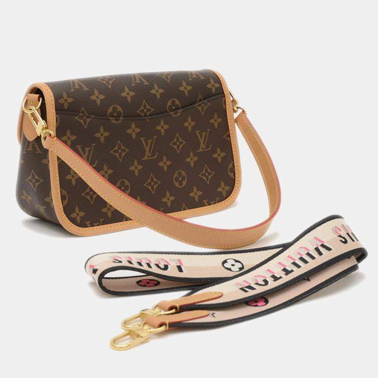 Pre Owned Louis Vuitton Diane PM Brown Monogram Canvas Shoulder Bag
