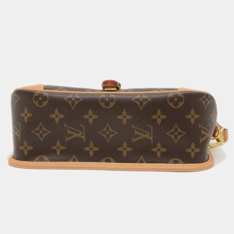 Pre Owned Louis Vuitton Diane PM Brown Monogram Canvas Shoulder Bag