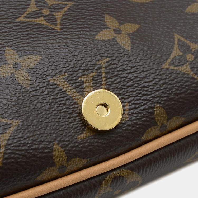 Pre Owned Louis Vuitton Diane PM Brown Monogram Canvas Shoulder Bag