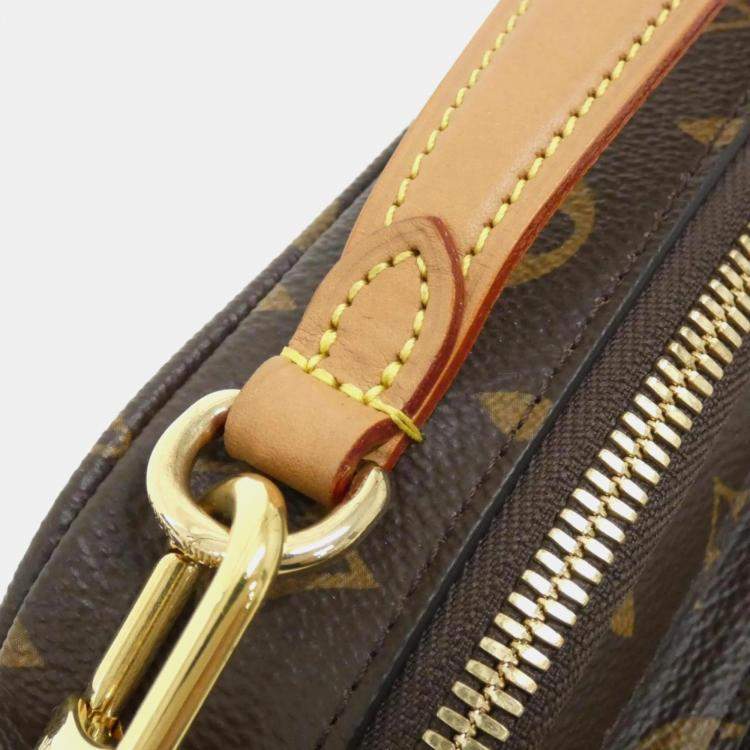 Pre Owned Louis Vuitton Utility Brown Monogram Canvas Shoulder Bag