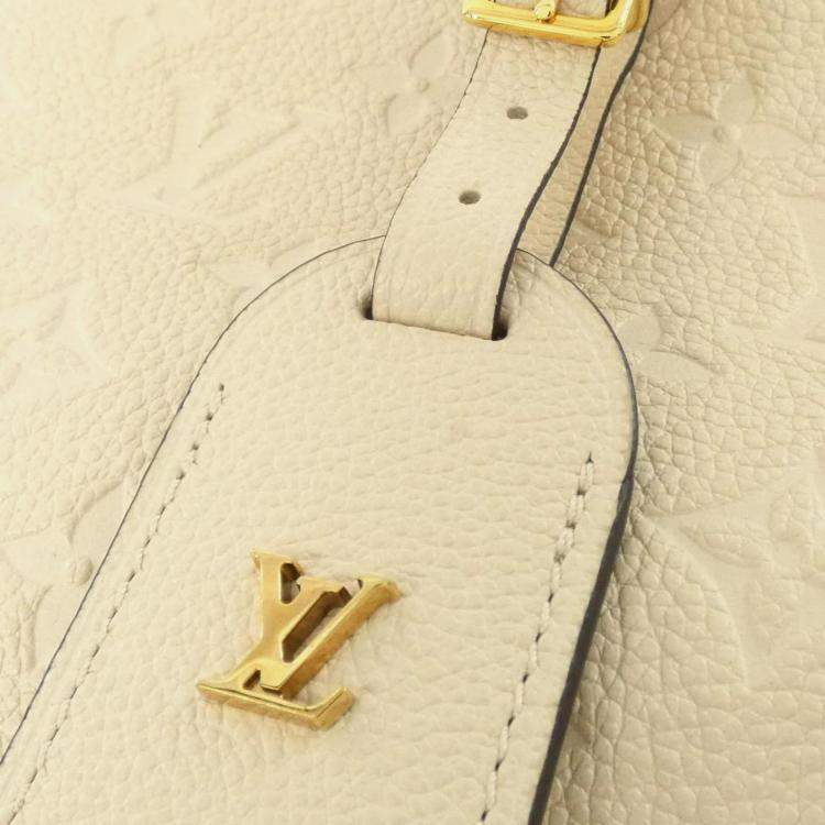 Pre Owned Louis Vuitton Boite Chapeau Souple Monogram Empreinte Leather Shoulder Bag