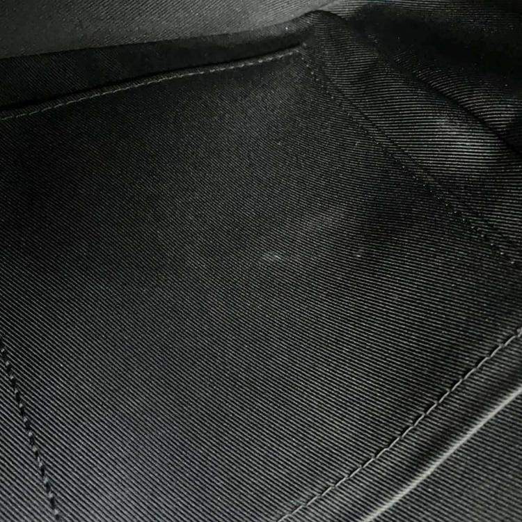 Pre Owned Louis Vuitton x Nigo Besace Tokyo Black Monogram Denim and Taurillon Leather Shoulder Bag