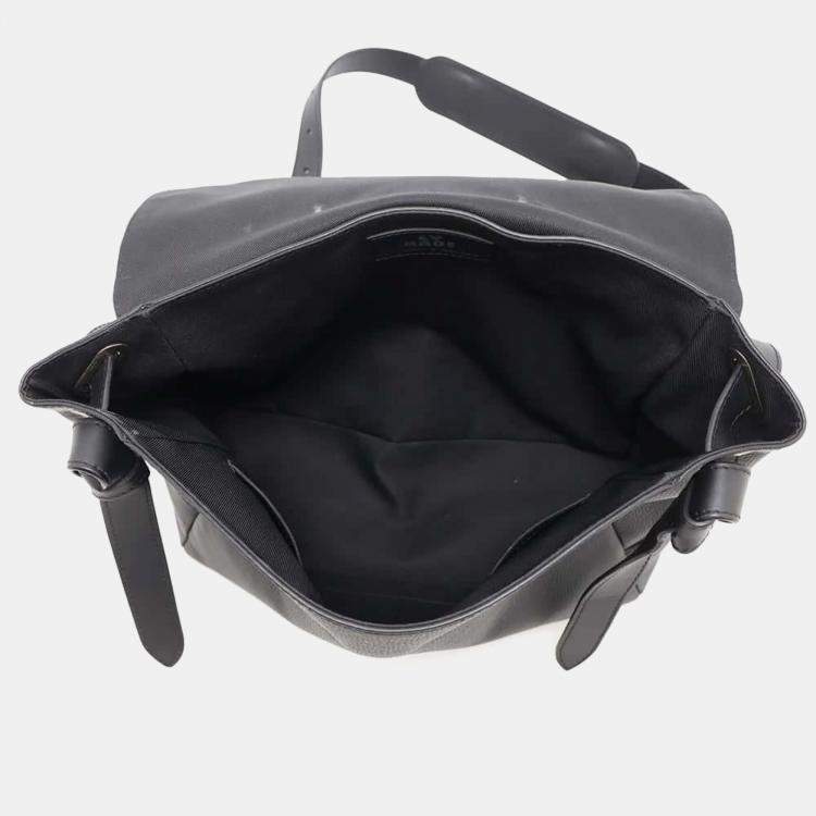 Pre Owned Louis Vuitton x Nigo Besace Tokyo Black Monogram Denim and Taurillon Leather Shoulder Bag