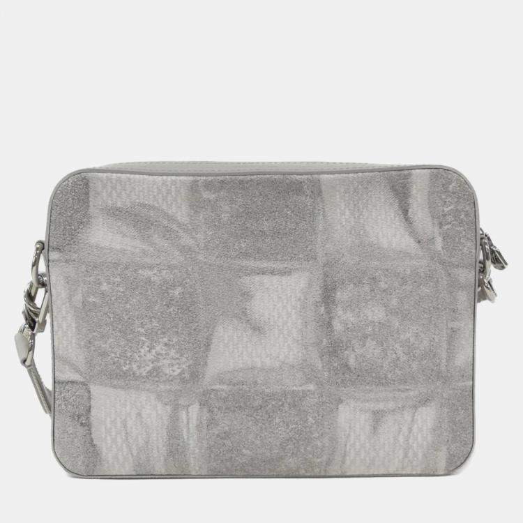 Pre Owned Louis Vuitton Trio Messenger Light Grey Damier Canvas Shoulder Bag
