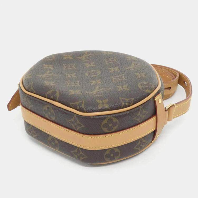 Pre Owned Louis Vuitton Boite Chapeau Souple Brown Monogram Canvas Shoulder Bag
