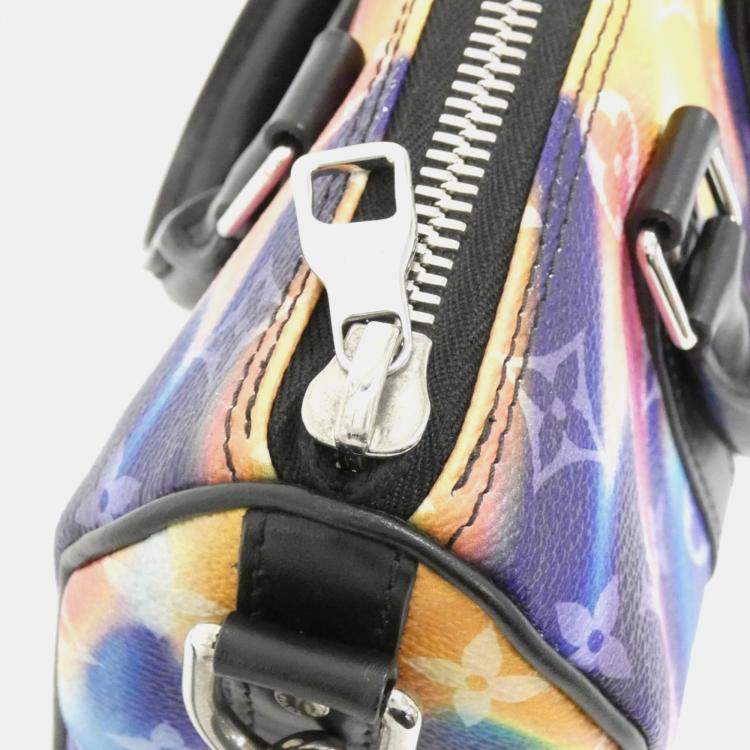 Pre Owned Louis Vuitton Keepall XS Multicolor Monogram Sunset Canvas Boston Bag