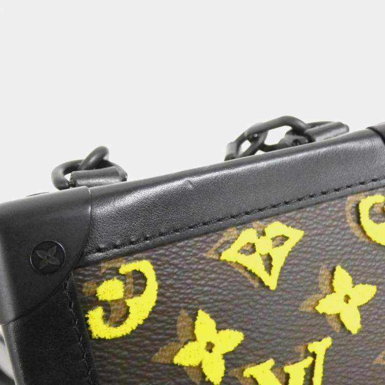 Pre Owned Louis Vuitton Vertical Soft Trunk Brown Monogram Canvas Shoulder Bag