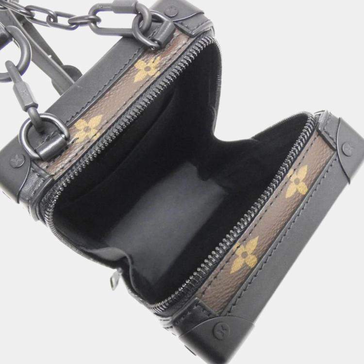 Pre Owned Louis Vuitton Vertical Soft Trunk Brown Monogram Canvas Shoulder Bag