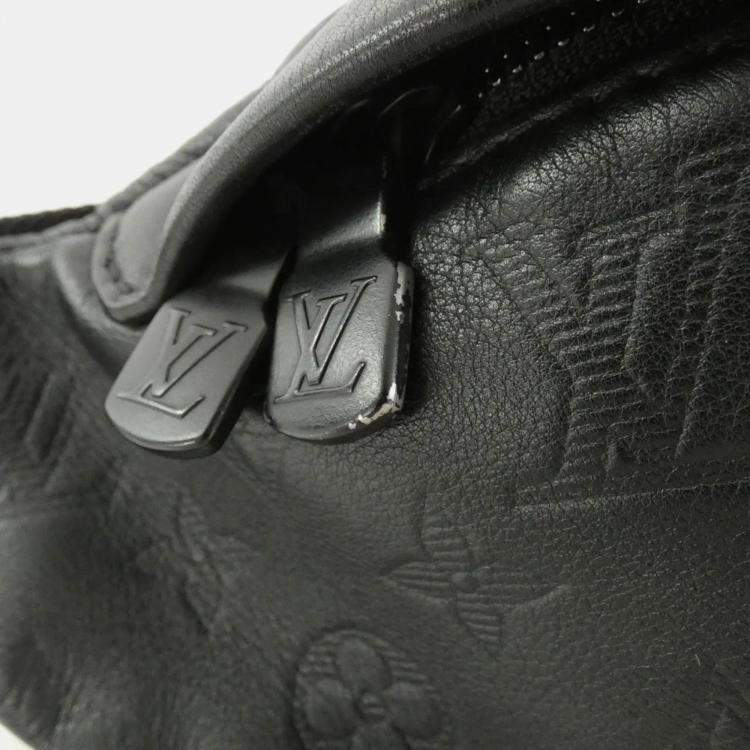 Pre Owned Louis Vuitton Monogram Shadow Discovery Bumbag Pm Shoulder Bag